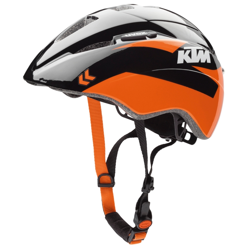 Kinderfietshelm KTM zwart-oranje