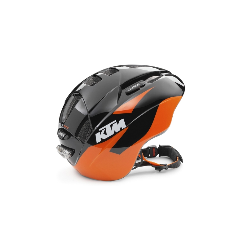 Kinderfietshelm KTM zwart-oranje