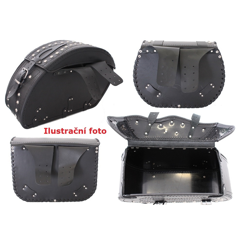 Chopper RSA-12F leren motortassen