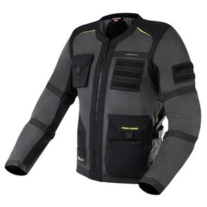 Motorjas Rebelhorn Brutale zwart-fluo geel