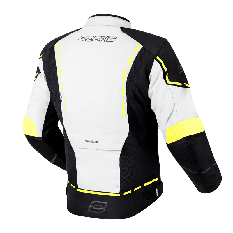 Motojas Ozone Jet II grijs-zwart-fluogeel uitverkoop
