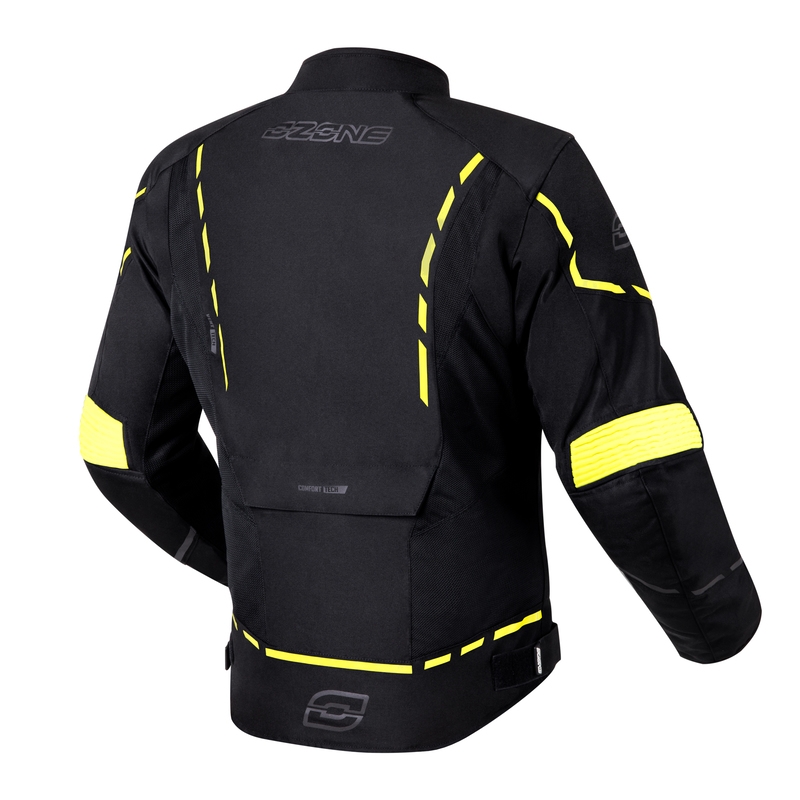 Motojas Ozone Jet II zwart-fluogeel uitverkoop