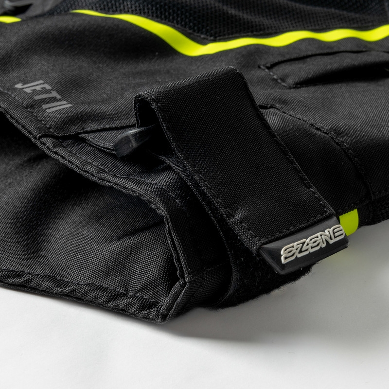 Motojas Ozone Jet II zwart-fluogeel uitverkoop
