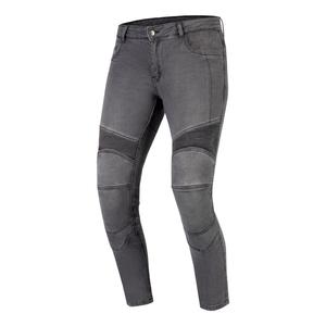 Damesmodel Ozone Roxy gewassen zwarte motorjeans uitverkoop