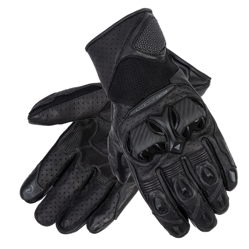 Rebelhorn Flux II motorhandschoenen zwart