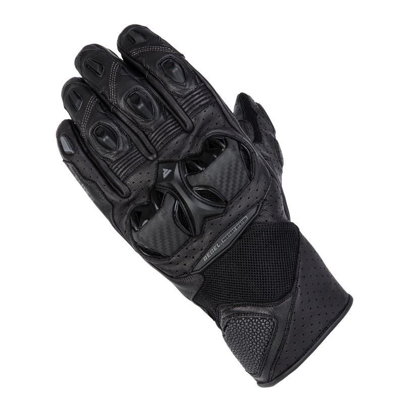 Rebelhorn Flux II motorhandschoenen zwart