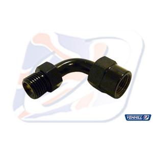 Swivel joint Venhill 90DEG 1/8TH BSP černý