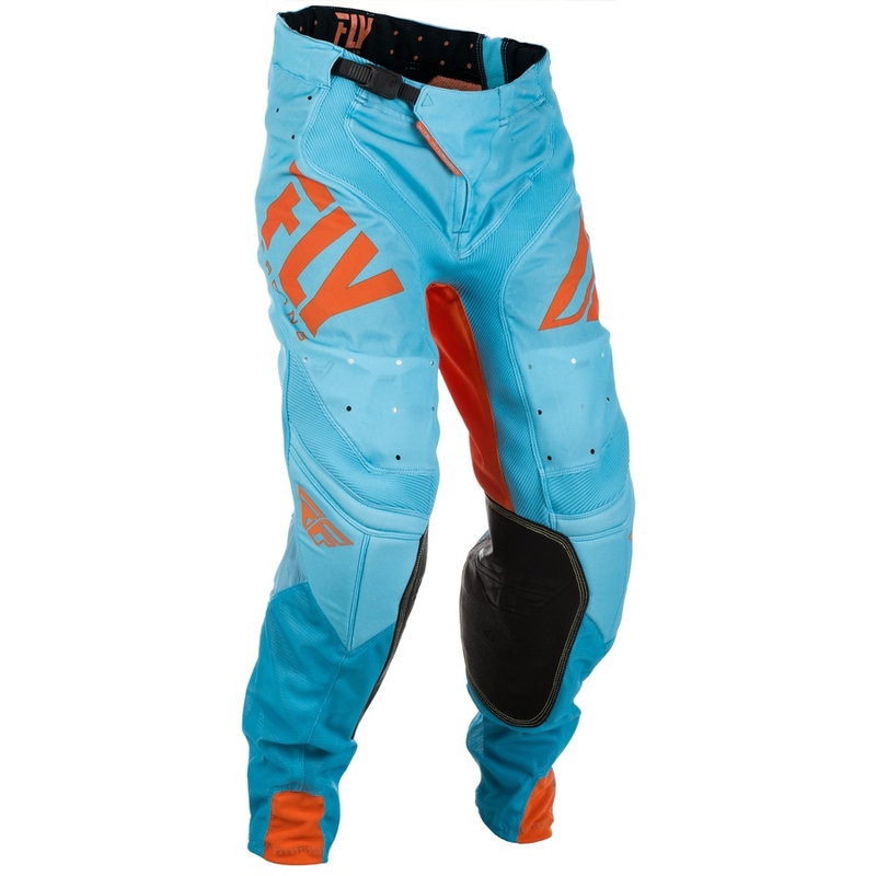 Motokrosové kalhoty FLY Racing LITE 2018 - USA oranžovo-modré