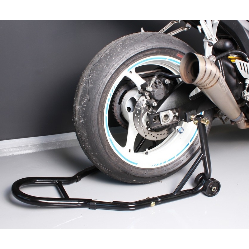 Motorfietsstandaard R-TECH - achter met wielen