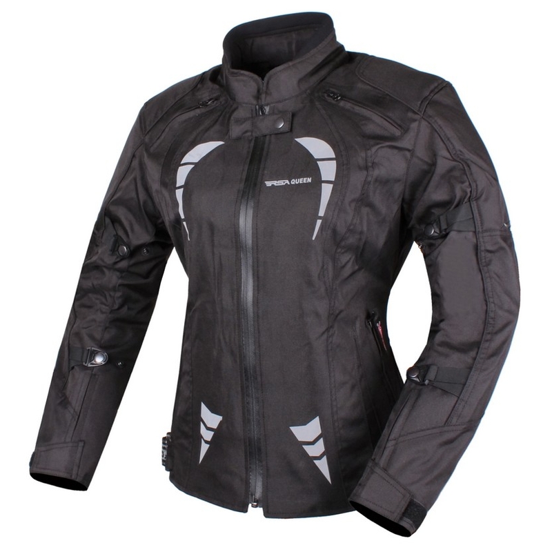 Dames motorpak RSA Queen zwart uitverkoop