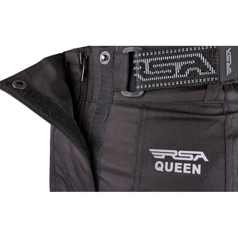 Dames motorpak RSA Queen zwart uitverkoop