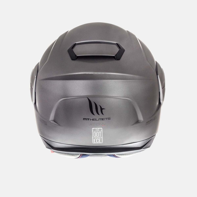 MT Atom motorhelm titanium uitverkoop