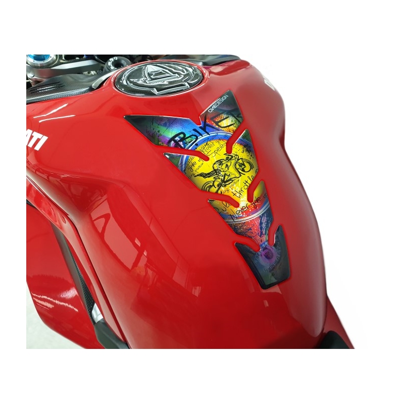 Brandstoftanksticker afdrukken - Motorrijder