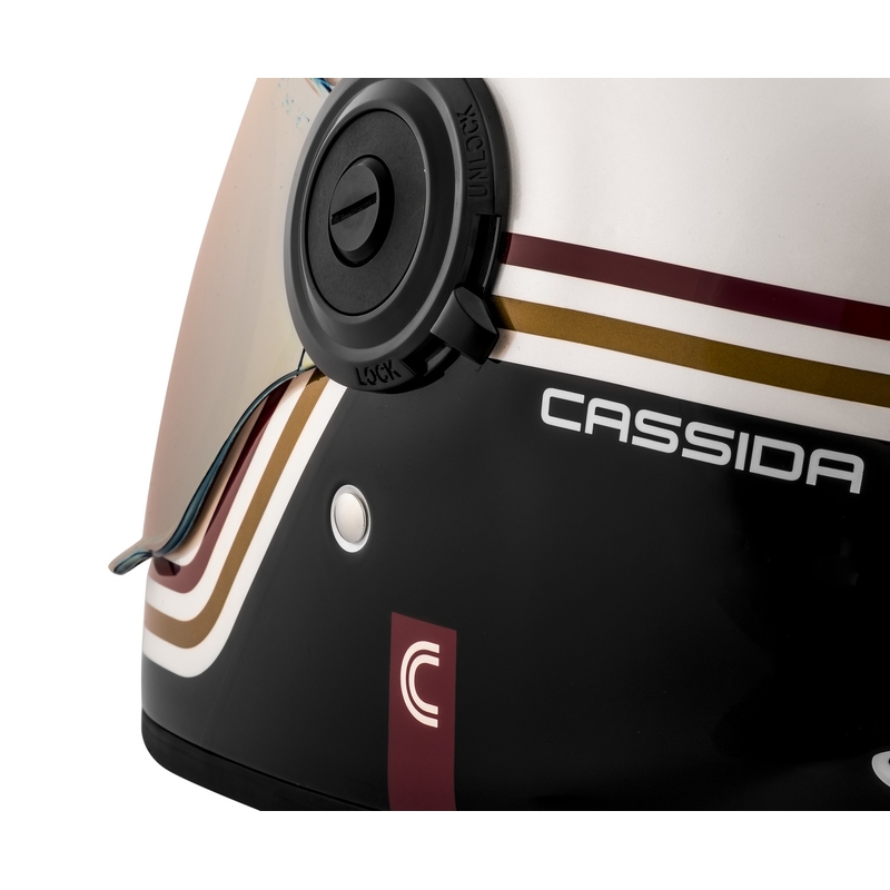Cassida Fibre Super Hooligan Zwart-Groen Integraal Motorhelm uitverkoop