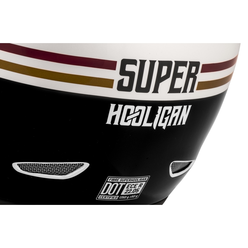 Cassida Fibre Super Hooligan Zwart-Groen Integraal Motorhelm uitverkoop