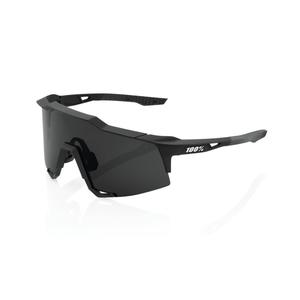 100% SPEEDCRAFT Soft Tact Black zonnebril (gerookt glas)