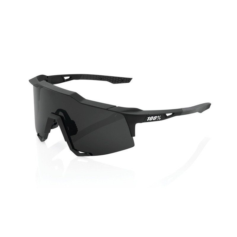 100% SPEEDCRAFT Soft Tact Black zonnebril (gerookt glas)