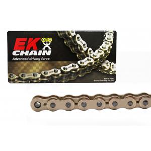 NX-kroužkový řetěz převyšující OEM kvalitu EK 525 ZVX3 112 L Gold/Gold