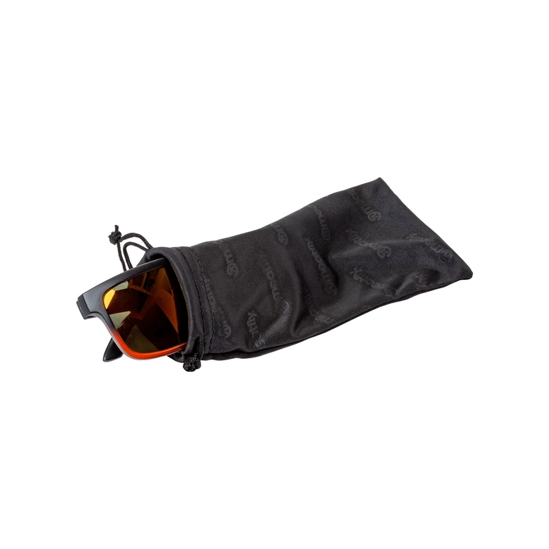 Meatfly Memphis zwart met rode zonnebril
