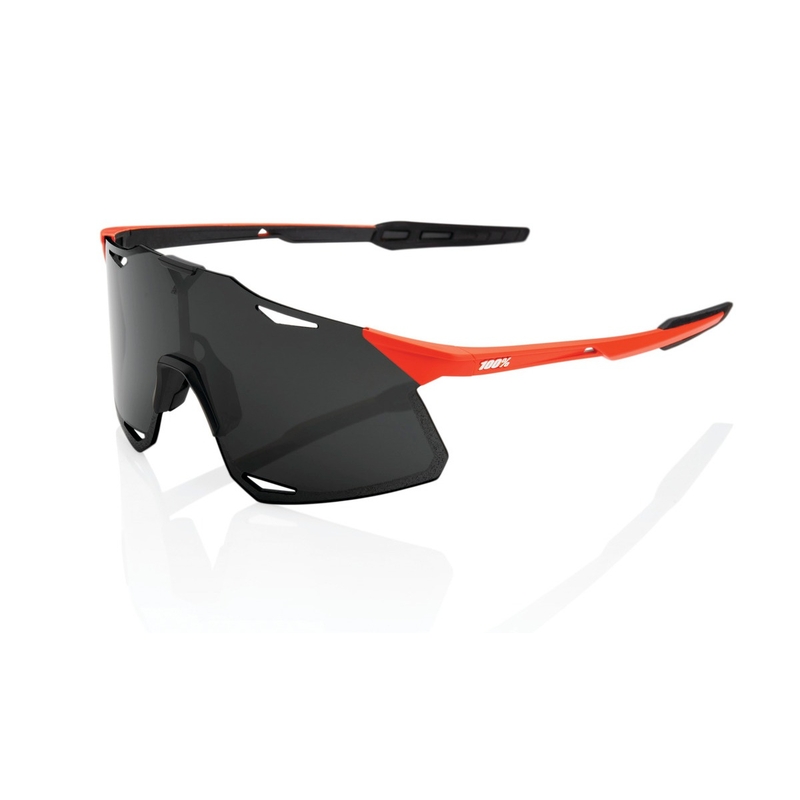 Zonnebril 100% HYPERCRAFT Mat Oxyfire zwart-rood (rookglas)