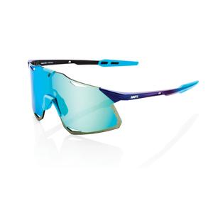 Zonnebril 100% HYPERCRAFT Mat Metallic Into the Fade blauw (blauw chroomglas)