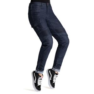 Damesbroeken BROGER Ohio donkerblauw motorjeans uitverkoop
