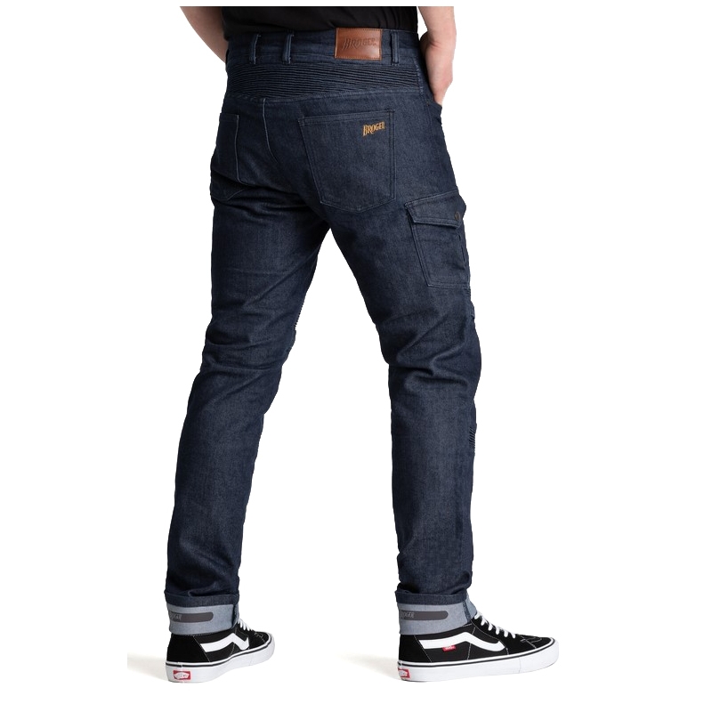 BROGER Ohio donkerblauwe motorjeans uitverkoop