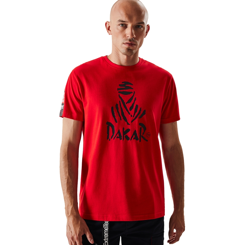 T-shirt DAKAR Sport rood uitverkoop