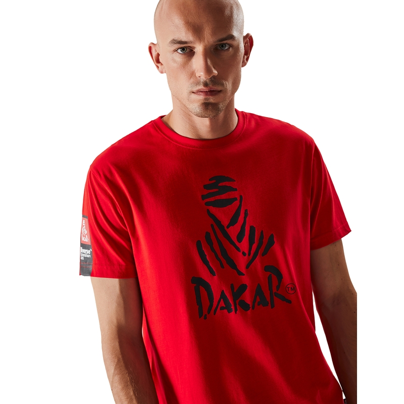 T-shirt DAKAR Sport rood uitverkoop