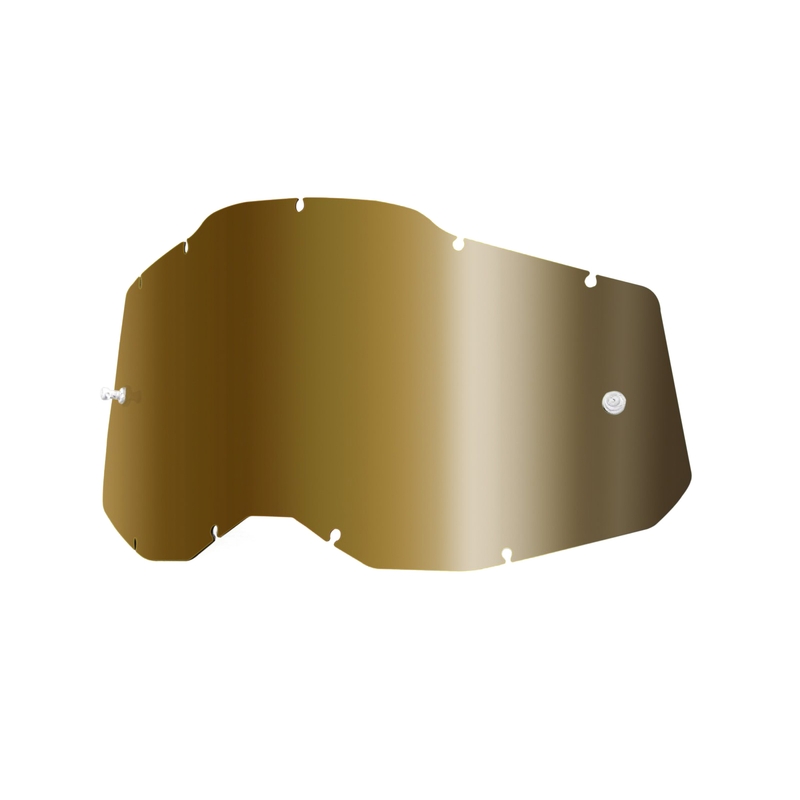 Vizier 100% Racecraft 2/Accuri 2/Strata 2 goudkleurig chroom spiegelend (anti-condens)
