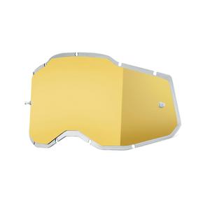 Plexi 100% geïnjecteerde Racecraft 2/Accuri 2/Strata 2 gouden spiegel (anticondens)