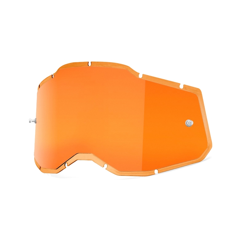Plexi 100% Gespoten Racecraft 2/Accuri 2/Strata 2 oranje gespiegeld (Anti-fog)