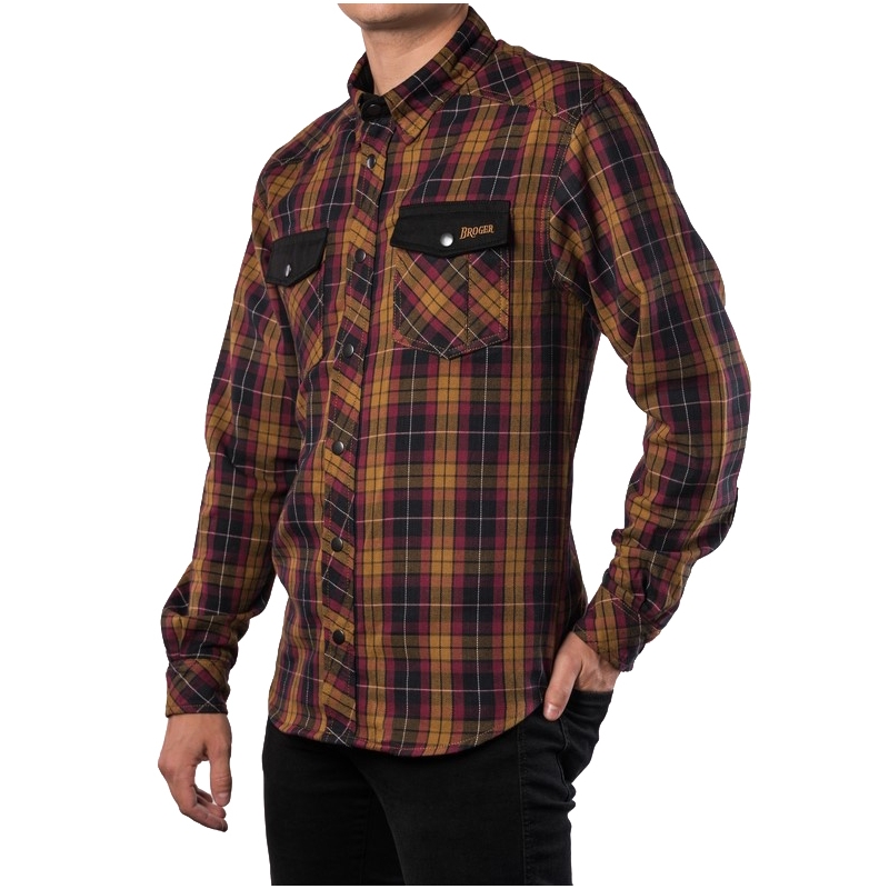 BROGER Alaska karamel motor shirt uitverkoop