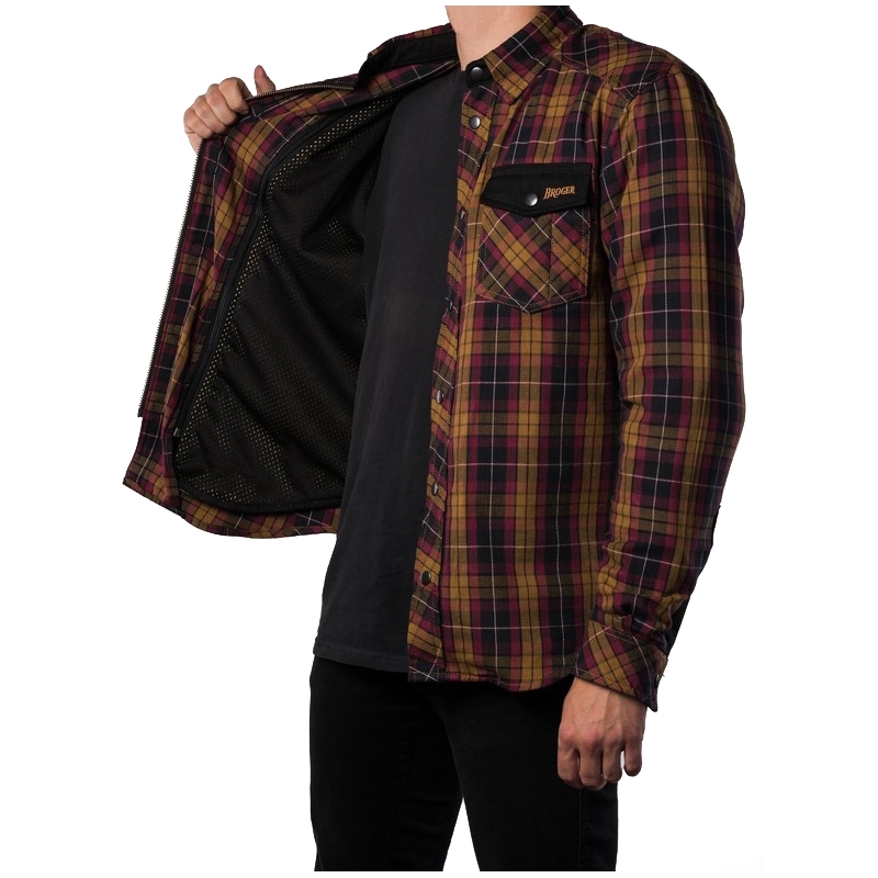 BROGER Alaska karamel motor shirt uitverkoop