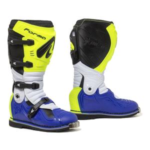 Forma Terrain Evolution TX fluo geel-wit-blauwe motorlaarzen
