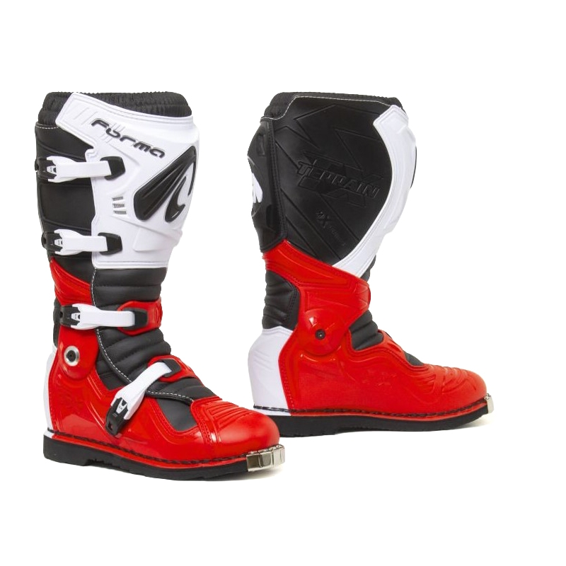 Forma Terrain Evolution TX motorlaarzen rood en wit
