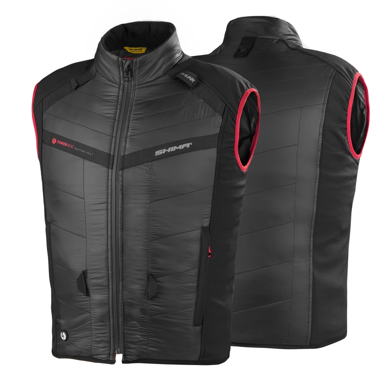 Shima Powerheat vest zwart-rood