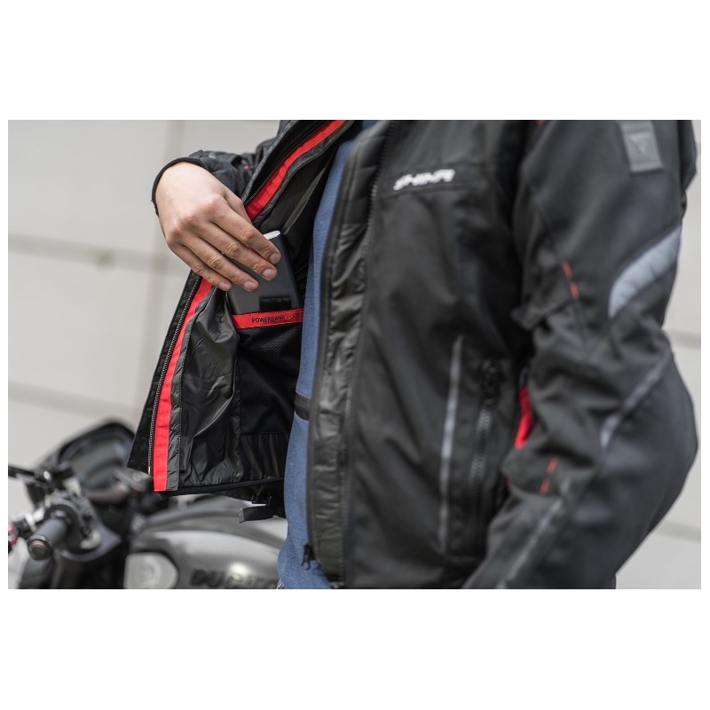 Shima Powerheat vest zwart-rood