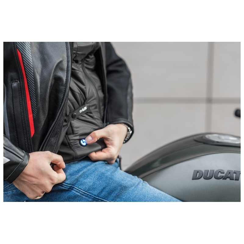 Shima Powerheat vest zwart-rood