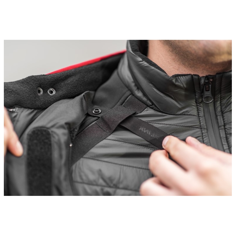 Shima Powerheat vest zwart-rood