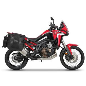 Complete set of SHAD TERRA TR40 adventure saddlebags and SHAD TERRA aluminium 37L topcase, including mounting kit SHAD HONDA CRF 1100 Africa Twin