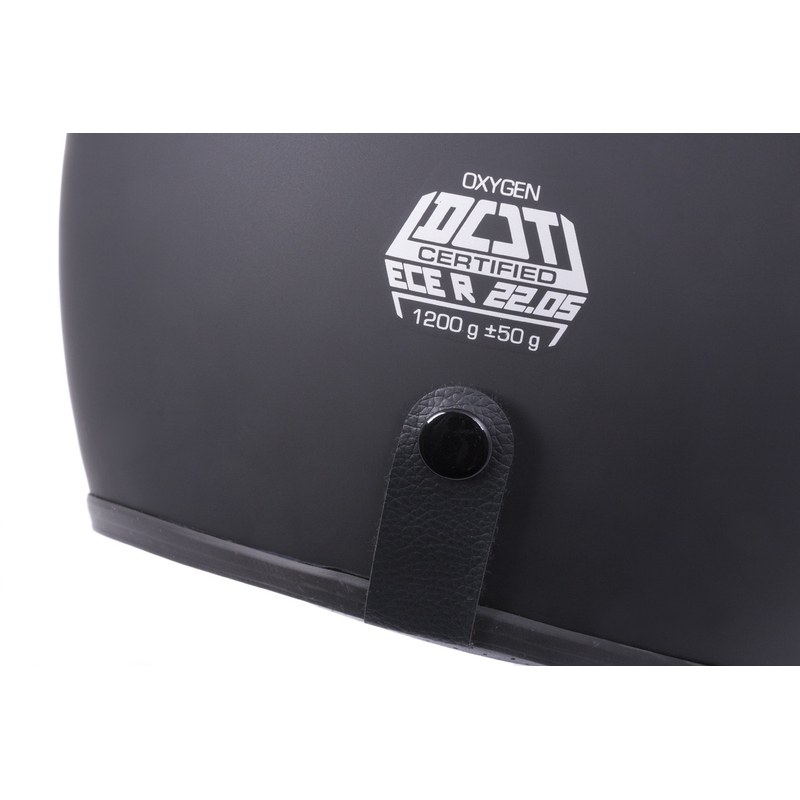 Cassida Oxygen open motorhelm zwart mat