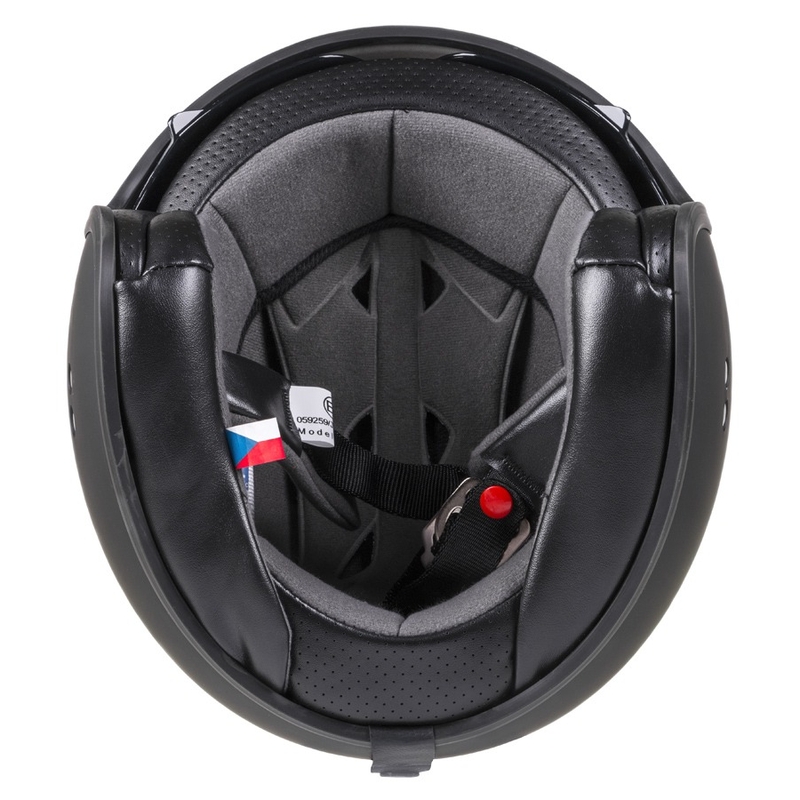 Cassida Oxygen open motorhelm zwart mat