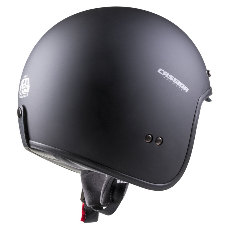 Cassida Oxygen open motorhelm zwart mat