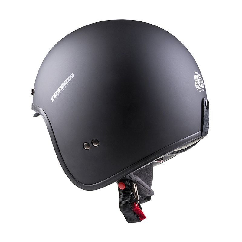 Cassida Oxygen open motorhelm zwart mat