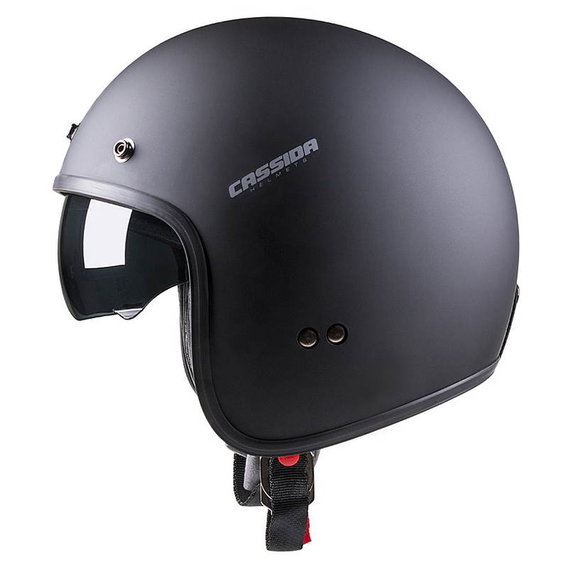 Cassida Oxygen open motorhelm zwart mat