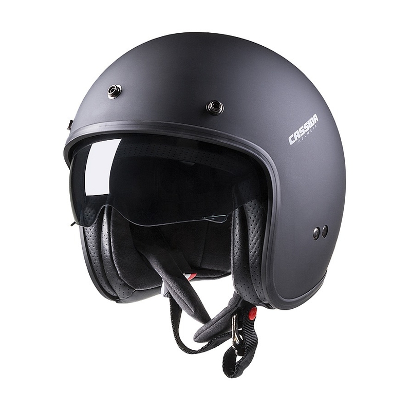 Cassida Oxygen open motorhelm zwart mat