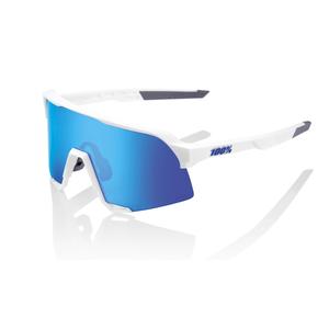 Zonnebril 100% S3 Matwit wit (HIPER blauw glas)