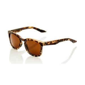 Zonnebril 100% HUDSON Soft Tact Havana bruin (bronzen glazen)