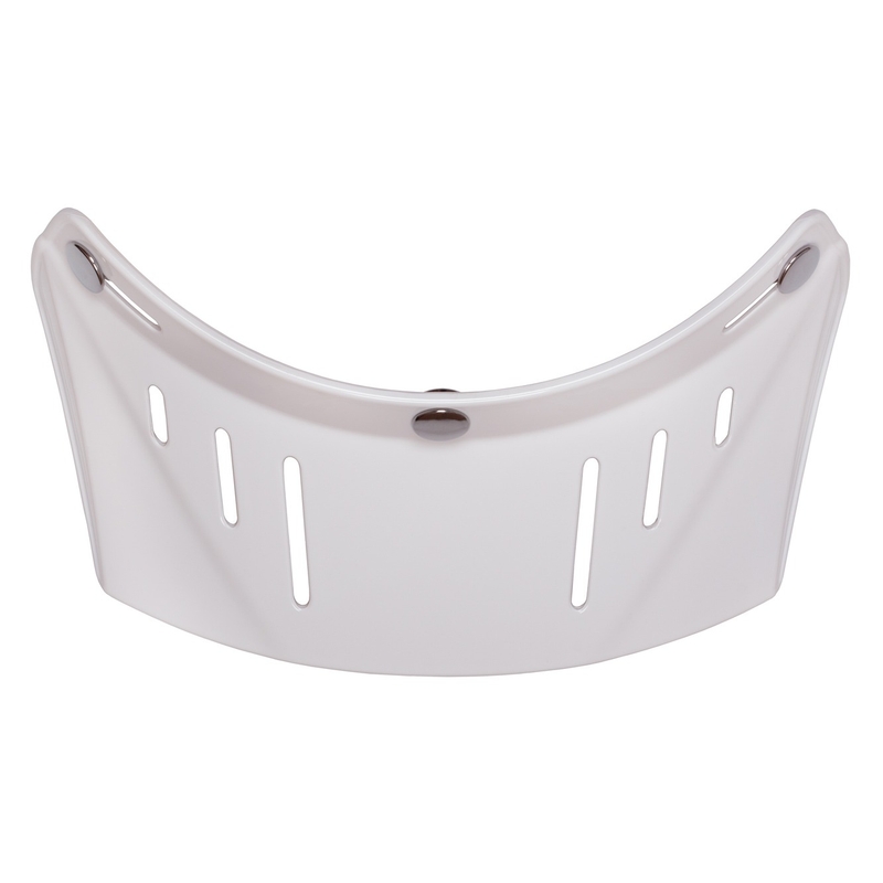 Plat vizier voor Cassida Oxygen helmen wit